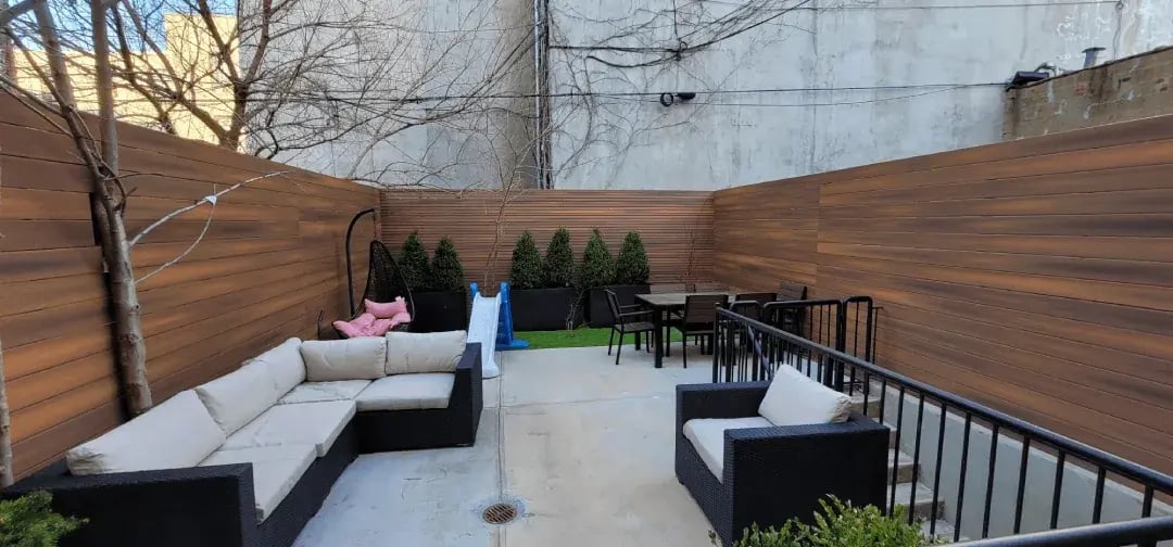 Skillman St Brooklyn - Fiberon Composite Fence (City Decks New York)